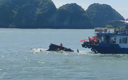 Hải Phòng: Chìm tàu trên vịnh Lan Hạ, 1 du khách tử vong, 11 người thoát nạn