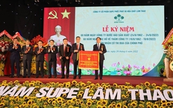 "Mốc son" 60 năm Supe Lâm Thao, cung cấp 30 triệu tấn phân bón, đón nhận Cờ thi đua của Chính phủ