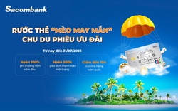 COMBO hoàn tiền cực chất dành cho khách hàng đăng ký mới mở thẻ thanh toán Sacombank JCB Planium