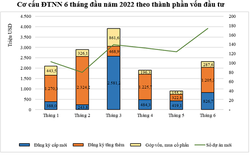 Vốn FDI giảm tháng thứ 5 liên tiếp