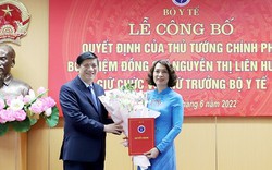 PGS.TS Nguyễn Thị Liên Hương nhận quyết định bổ nhiệm Thứ trưởng Bộ Y tế