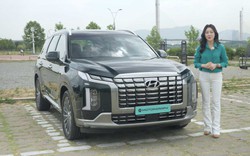 Người đẹp trải nghiệm Hyundai Palisade 2023, "đàn anh" Santa Fe về Việt Nam đấu Ford Explorer