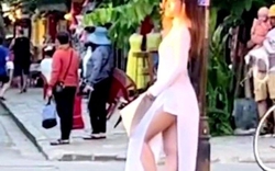 Diện quần đùi với áo dài chụp ảnh ở phố cổ Hội An, hai cô gái trẻ bị "ném đá" 