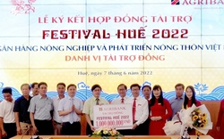 Agribank ký hợp đồng tài trợ cho Festival Huế 2022 