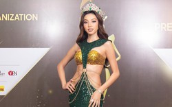 Hoa hậu Thùy Tiên đeo trang sức "khủng" xuất hiện giữa lùm xùm tranh chấp tên Hoa hậu Hòa bình Việt Nam 