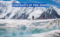 Sập sông băng tại Kyrgyzstan, nhóm du khách quốc tế thoát hiểm thần kỳ