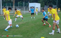 U19 Việt Nam tập "đấu súng" chuẩn bị gặp U19 Malaysia ở bán kết
