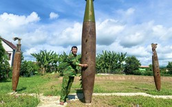 Thăm khu vườn kỷ vật chiến tranh từ các vỏ bom "khủng" của người cựu chiến binh Quảng Bình