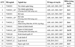 Điểm chuẩn thi tốt nghiệp THPT ngành Tài chính Ngân hàng các năm rất cao, thí sinh tham khảo