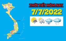 Thời tiết trong kỳ thi tốt nghiệp THPT Quốc gia 2022 (7/7/2022): Bắc Bộ sẽ có mưa to, Trung Bộ nắng nóng gay gắt