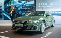 Audi A8L 2022 ra mắt tại Việt Nam: Màu "độc", nhiều tiện nghi đấu Mercedes-Benz S-Class, BMW 7-Series