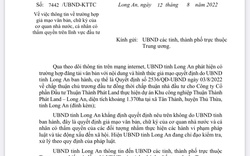 Công an tỉnh Long An vào cuộc điều tra vụ giả mạo quyết định của UBND tỉnh về chủ trương chấp thuận đầu tư 