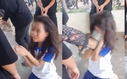 Hà Nội: Chắp tay xin nhưng nữ sinh vẫn bị bạn đạp thẳng mặt