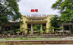 Ga Thường Tín nơi thay thế ga Hà Nội đón tàu Bắc - Nam nhìn ra sao?
