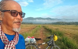 Ngưỡng mộ nhà du khảo, 60 tuổi xuyên Việt bằng xe đạp với 1800km