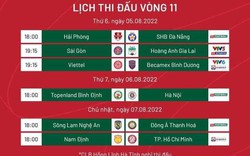 Lịch thi đấu vòng 11 V.League 2022: Lê Huỳnh Đức "đấu" Kiatisak