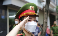 Xúc động cảnh hàng trăm chiến sĩ tiễn biệt 3 cảnh sát cứu hỏa hy sinh tại Hà Nội