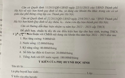 Không đi học nhưng hàng tháng vẫn đóng đều tiền sổ liên lạc điện tử