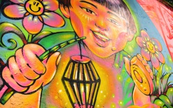 Những bức họa đường phố cực đẹp của nhóm nghệ sĩ tại Bắc Ninh nhân dịp Trung thu