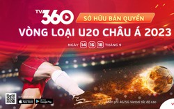 Viettel TV360 sở hữu bản quyền phát sóng Giải bóng đá U20 Châu Á