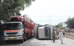 Bình Thuận: Xe tải tông hàng loạt xe máy, 2 người tử vong tại chỗ, 1 người bị thương nặng