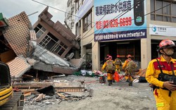 Cảnh báo sóng thần sau động đất mạnh dữ dội tại Đài Loan khiến nhiều tòa nhà sụp đổ