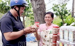 Đây là loài cá dễ kiếm, dân Kiên Giang ở xã này chế ra món đặc sản, nhiều người cứ thấy là đòi mua