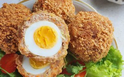 Đổi vị với món ăn mới lạ: Thịt bọc trứng chiên xù