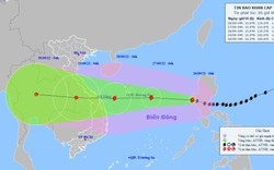 Khẩn: Sáng nay, bão Noru vào biển Đông, thành bão số 4, giật cấp 17, 4 tỉnh Trung Bộ nhận cảnh báo đỏ