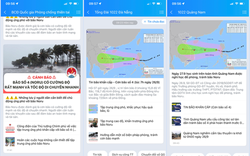 Theo dõi tin khẩn về bão Noru qua tài khoản Zalo của các tỉnh miền trung