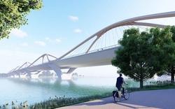 Hà Nội 'thúc' tiến độ xây cầu Trần Hưng Đạo bắc qua sông Hồng