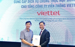 Viettel Telecom được trao giấy xác nhận đăng ký cung cấp dịch vụ Chứng thực Hợp đồng điện tử vContract