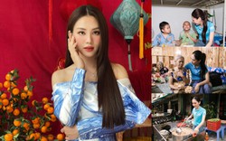 Hoa hậu Mai Phương nấu 1.000 suất ăn cho bệnh nhân nghèo trước Tết Nguyên đán