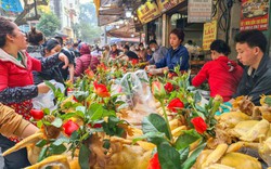 Chen chân mua gà cúng giao thừa giá cả triệu đồng ở khu chợ nhà giàu Hà Nội