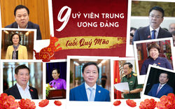 Chân dung 9 Ủy viên Trung ương Đảng tuổi Quý Mão