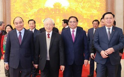 Tổng Bí thư Nguyễn Phú Trọng dự hội nghị Chính phủ với các địa phương