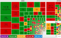 Cổ phiếu ngân hàng quay đầu xanh mướt, VN-Index tăng gần 9 điểm