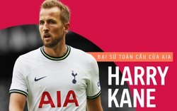 Harry Kane, tiền đạo câu lạc bộ bóng đá Tottenham Hotspur làm đại sứ thương hiệu toàn cầu của AIA