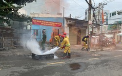 Lập hai tổ phản ứng nhanh PCCC tại quận Tân Phú ngăn kịp thời cháy lan, cháy lớn từ thời điểm ban đầu