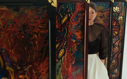 Chuyện con gái nghệ sĩ Đào Anh Khánh trở về từ cõi chết và "hiện thân" với những bức tranh lạ