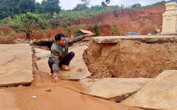 Đề xuất công bố tình huống khẩn cấp về thiên tai với sự cố sụt lún, sạt trượt đất gần hồ Đông Thanh