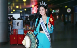 Nông Thúy Hằng mang hơn 70kg hành lý đi thi Hoa hậu Hữu nghị Quốc tế 2023 có gì đặc biệt?