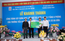 Bàn giao Nhà lớp học và chức năng cho Trường Tiểu học số 2, thị xã Ba đồn, tỉnh Quảng Bình