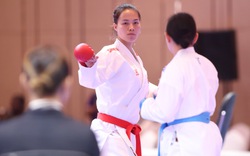 Nữ võ sĩ karate Đinh Thị Hương nén chấn thương "ngược dòng" giành HCĐ ASIAD 2023