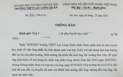 Vụ con bị nghỉ học vì phụ huynh "ý kiến" với trường: Sở GDĐT chỉ đạo khẩn