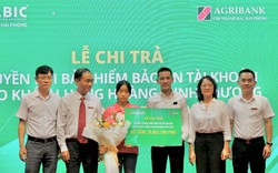 Chi trả quyền lợi bảo hiểm Bảo an tài khoản cho khách hàng Agribank tại Hải Phòng