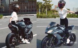 Vụ người mẫu Ngọc Trinh thả 2 tay lái mô tô, CSGT tạm giữ phương tiện