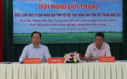 Lãnh đạo UBND tỉnh Sóc Trăng đối thoại với hơn 250 nông dân: Sẽ ban hành Đề án sản xuất cây lúa đặc sản
