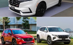 So sánh Honda CR-V 2024, Hyundai Tucson, Mazda CX-5, xe nào nổi bật hơn?