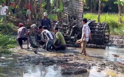 Máy cày lật ngửa làm một người tử vong